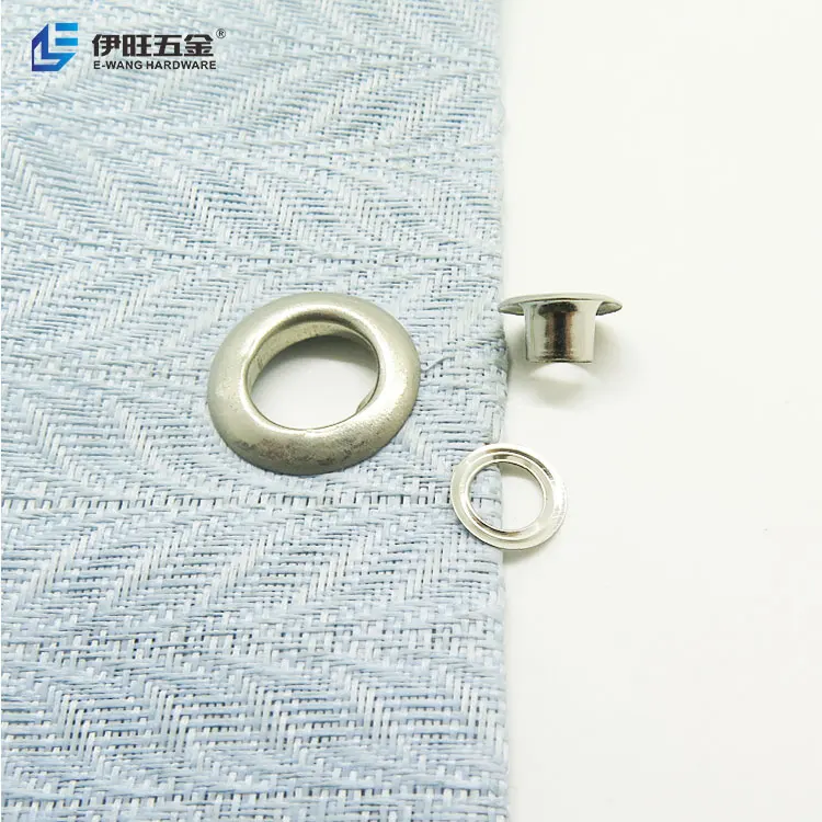 Серебряные металлические люверсы YIWANG для одежды чемодана сумки занавесок