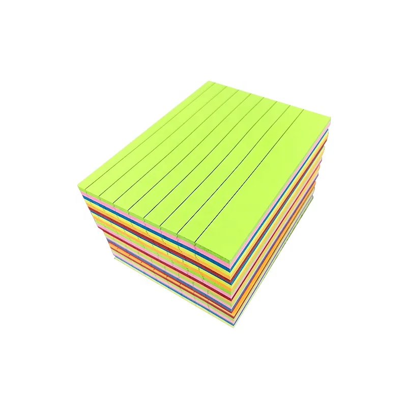2020 office supply items fancy a6 paper ruled tablet writing sticky memo notepad
