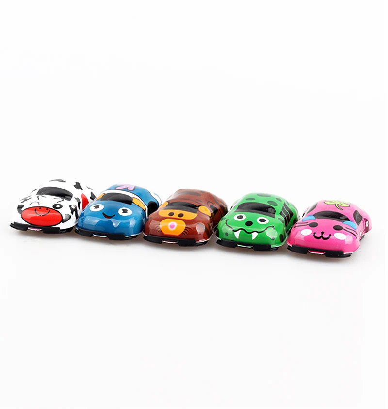 Popular Cartoon Pull Back Toy Car Plastic Spring Power Catapult Toys