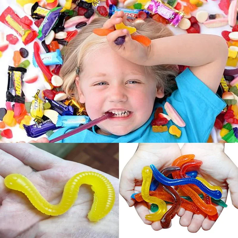 large silicone gummy worm mould snake