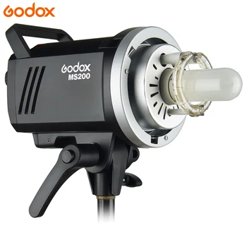 Godox MS200 200W  Portable Mini Master Studio Flash Light Lighting Photo Mini Flash Strobe Light Small Studio Photography