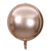 Bola 4d de 12 pulgadas de oro rosa.