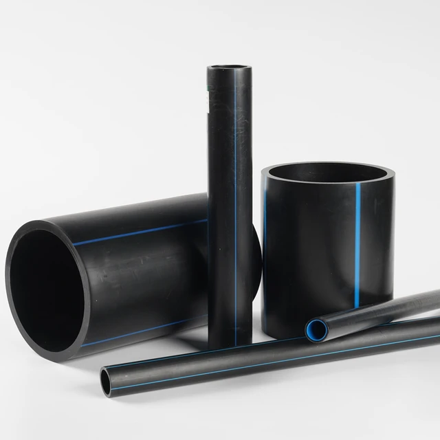 Municipal Water Supply Pipe High Pressure Flexible HDPE Gas Hose and PN16 PP Pipe Fittings
