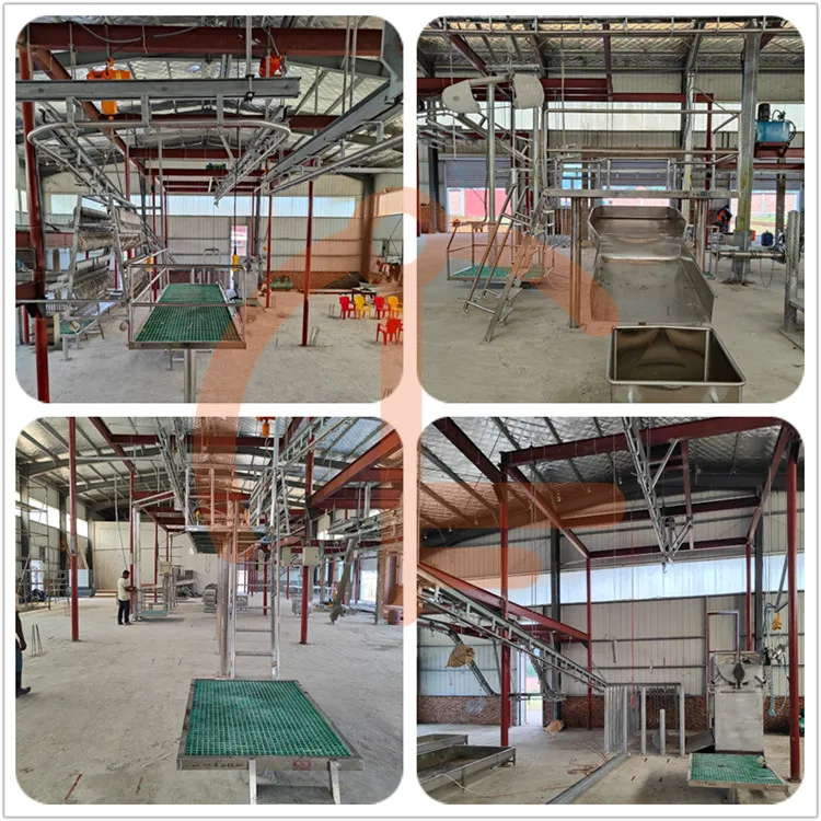 Ritual cattle slaughterhouse and cattle slaughterhouse meat traceability system equipment