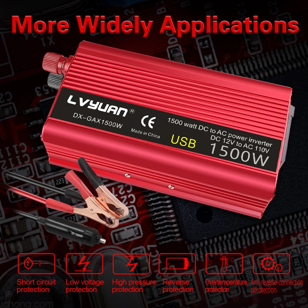 Lvyuan 1500W Modified Sine Wave Inverter 