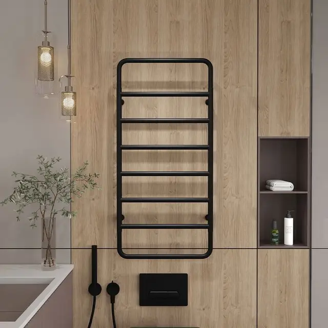 Foshan Supplier Wall Mounted Towel Warmer Drying Rack for Bathroom Toilet Accessories