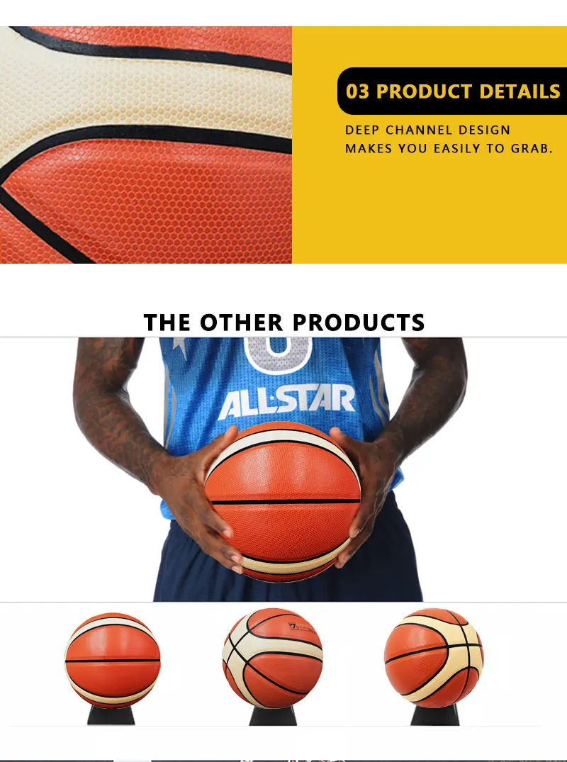 Ready To Ship Official Size And Weight Match Basketball Wholesale Size