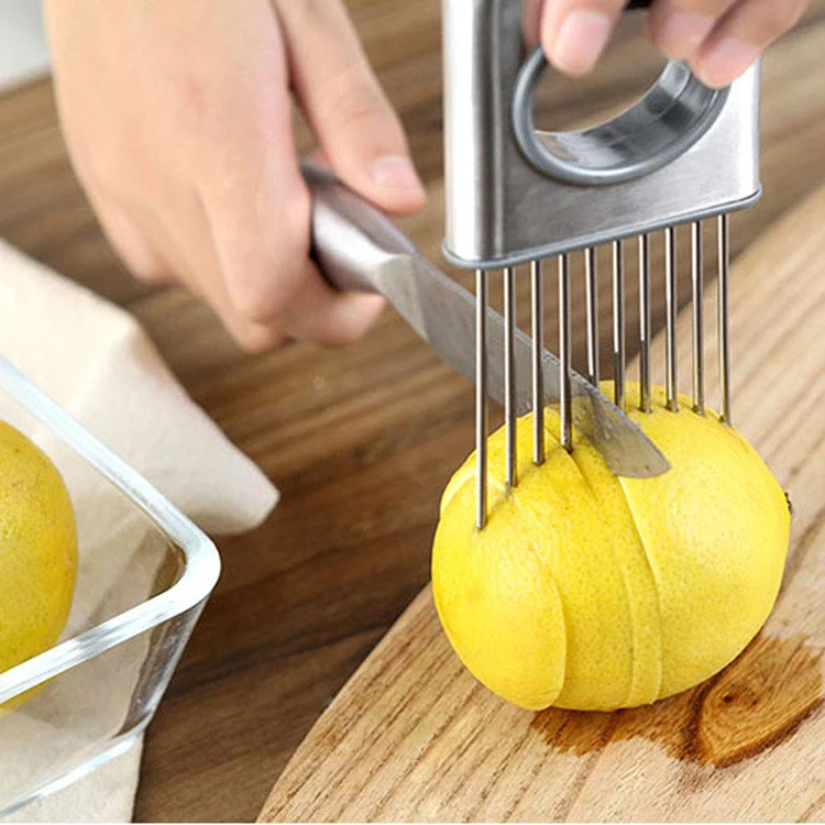 Onion slicer and Vegetable Holder and Meat Tenderizer