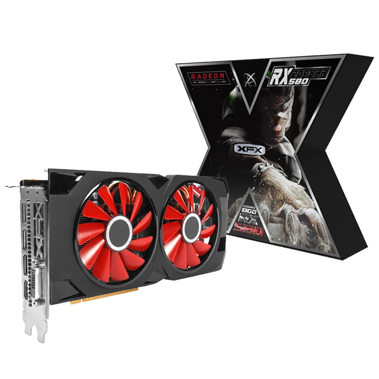 PC周辺機器 XFX AMD Radeon RX580 OC XFX AMD Radeon RX 580 RX580 2048SP 8GB 256-bit GDDR5 PCI-E
