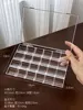 Caja de almacenamiento de joyas de 24 compartimentos.