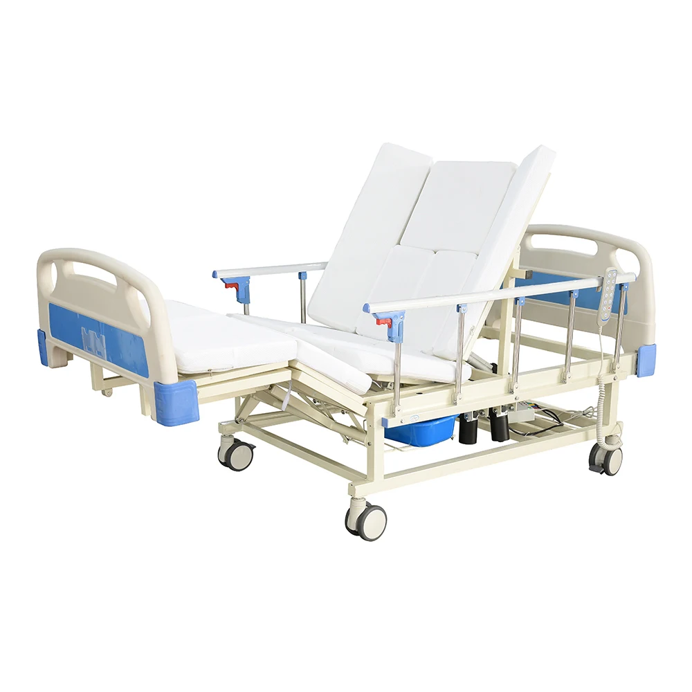 Electric Full Flippable Modern Hospital Medical Bed for Hotel Use Infusion Support-Adjustable Anti-Skid Nursing Equipment 4