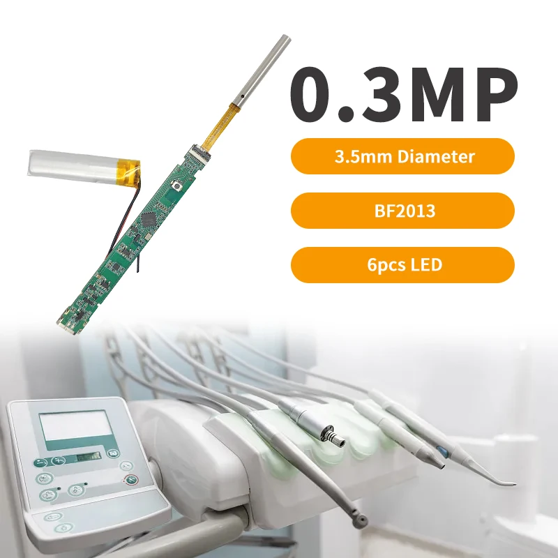 High Definition Micro Visual Otoscope Portable Ear Cleaning Wifi Industrial Endoscope Camera Module 30 Frame for Pet Treatment