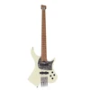 Custom 4 String Matte Headless Bass-Yellow