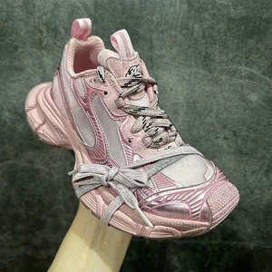 Latest Design Leather Breathable Women's Running Shoes Casual Socializing