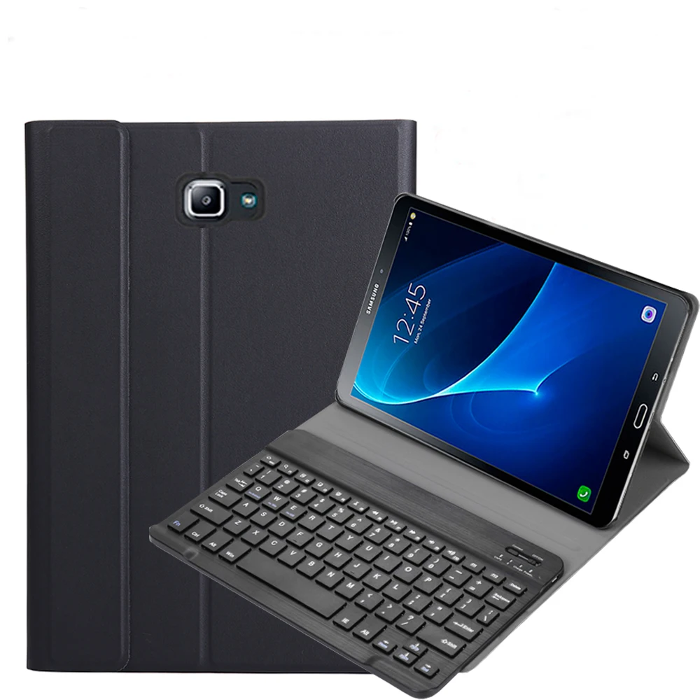 For Samsung Galaxy Tab 10.1 2016 Keyboard Case Detachable Bt English Keyboard Magnet Pu Leather Tablet Cover - Buy For Galaxy Tab Case,For Samsung Galaxy Tab A6 Keyboard,For