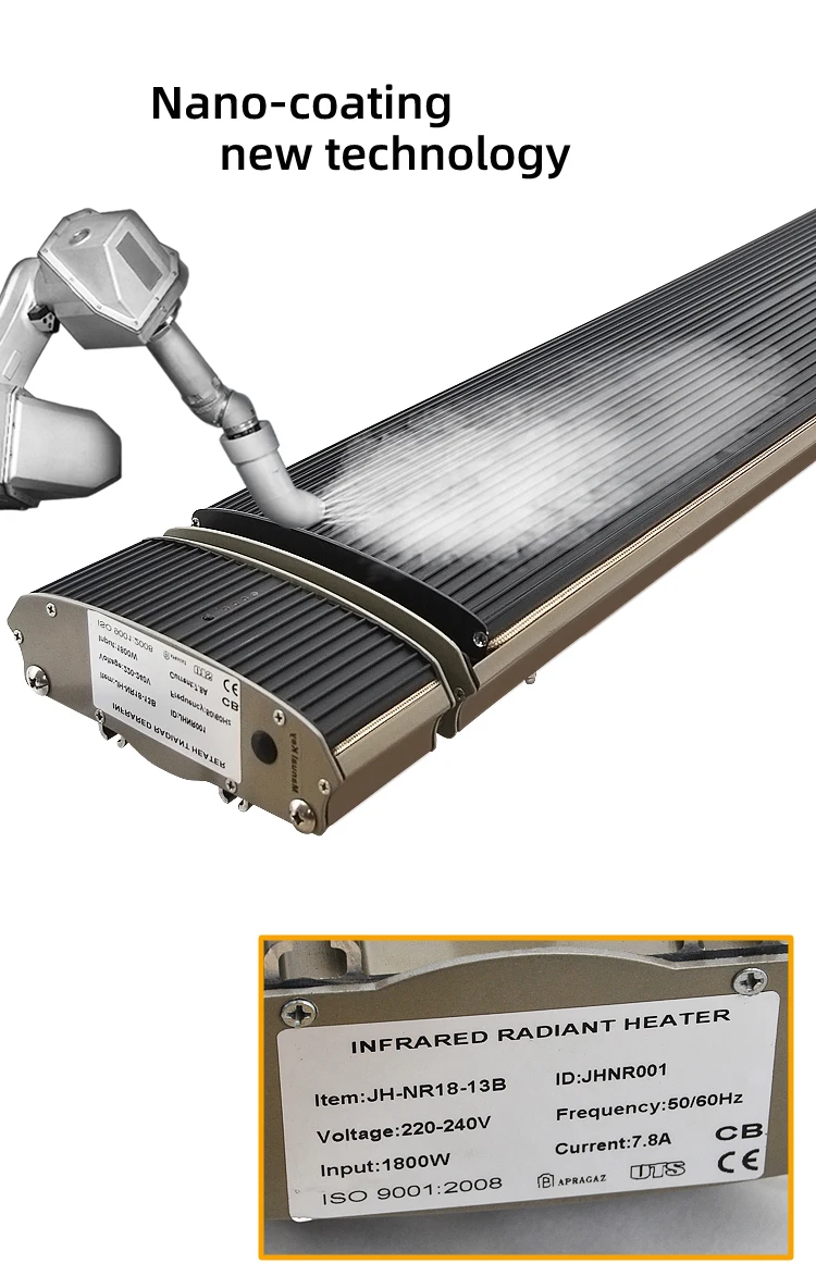 Electric Heater, 1800W, Wall - detail 4