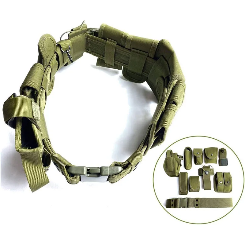 Premium Outdoor Detachable Security Duty Belt Modular Equipment Hunting Game Versatile Utility Adjustable Tactic Waist Belt