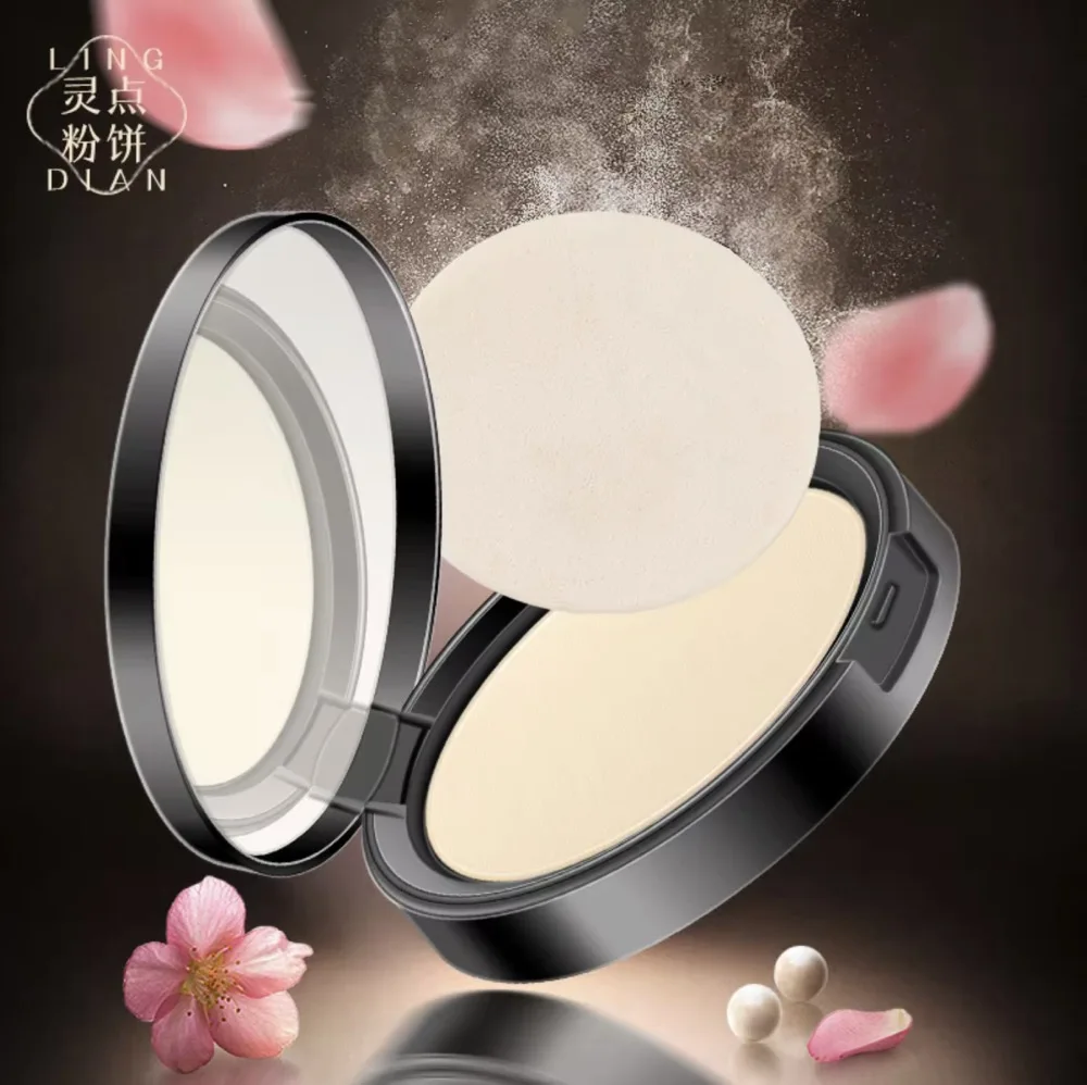 LIDEAL  Silk Chinese Palace  Moisturizer Concealer Oil-control Pressed Powder Foundation
