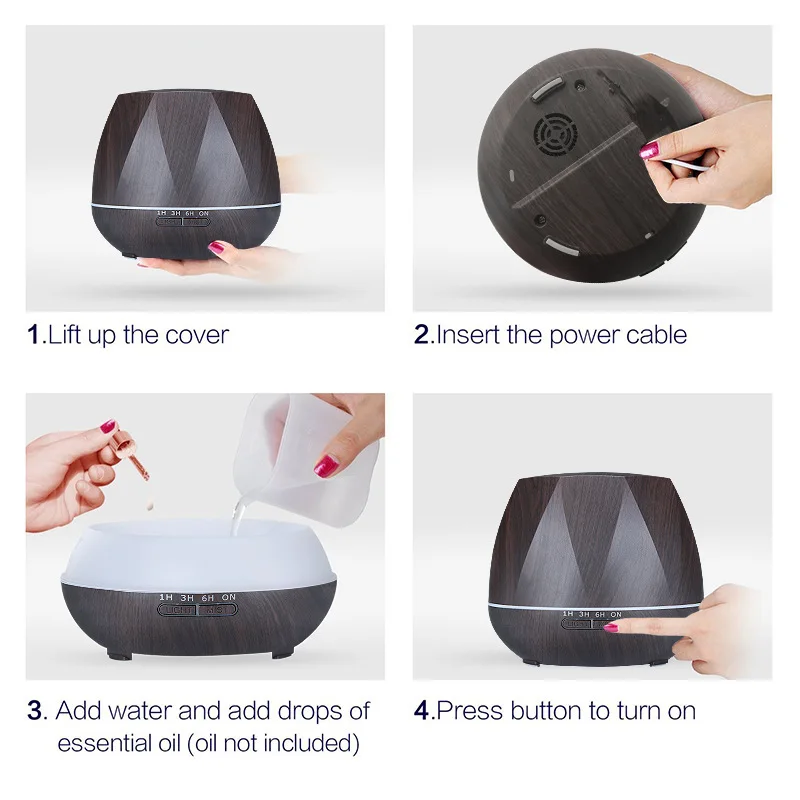 CE Nebulizer Essential Oil Aroma Diffuser Aromatherapy Essential Oil Diffuser Humidifier