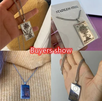 SIPURIS Scheletro Tarocchi Carte Portachiavi Per Uomo Donna In Acciaio Inox Vintage Cranio Amuleto Portachiavi Per Chiave Wiccan Car Bag Sliver10 114401455 - Foto 9