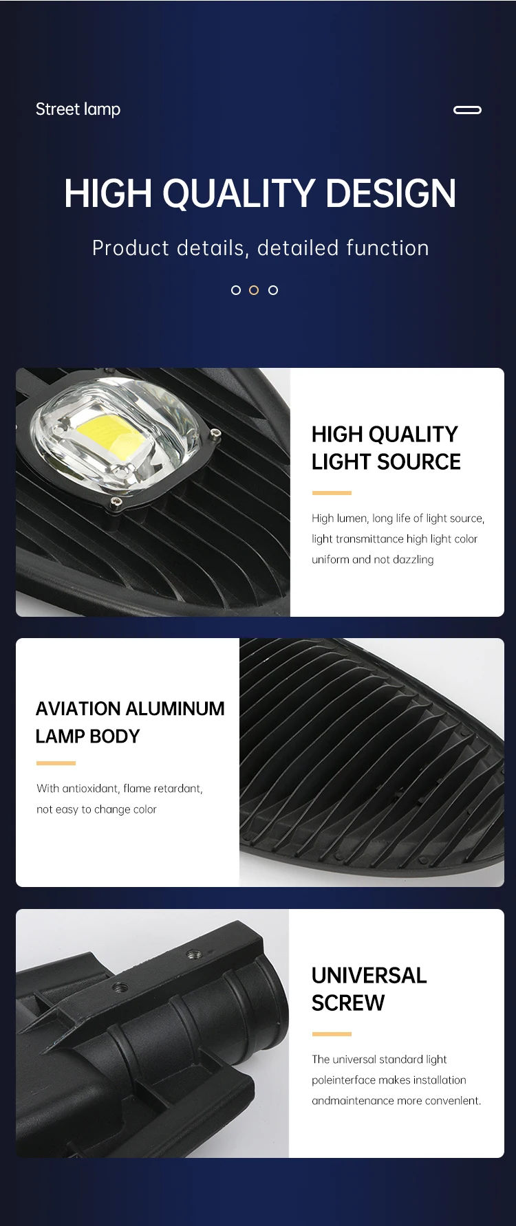2024 Hot Product High Brightness Waterproof Solar Street Lighting