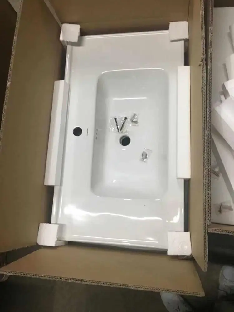 Small Bathroom Vanity With Ceramic Sink Wall Mounted With Cheap