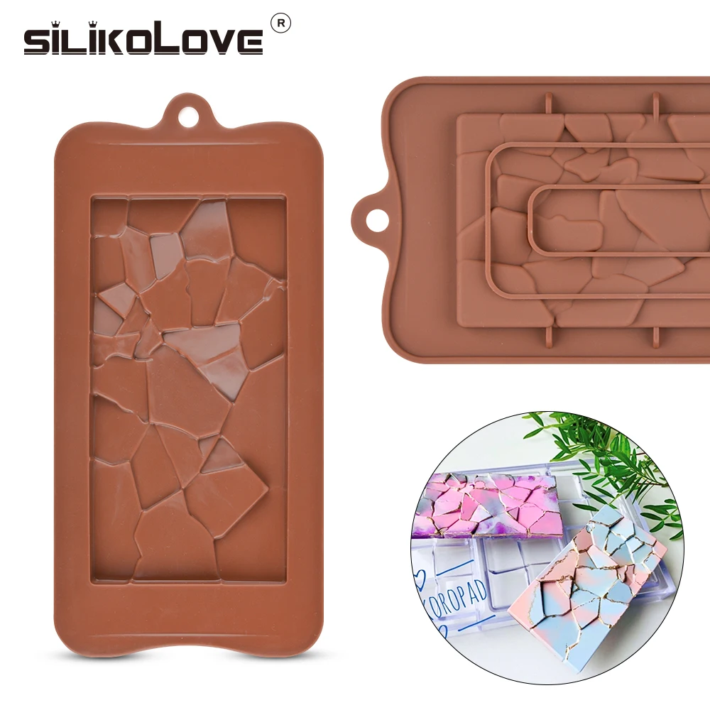 New Design Silicone Broken Piece Shape Chocolate Bar Mold Silicone Kitchen  Baking Tools - Buy Broken Piece Shape Chocolate Bar Mold,Chocolate Bar Mold,Silicone  Chocolate Baking Tools Product on 