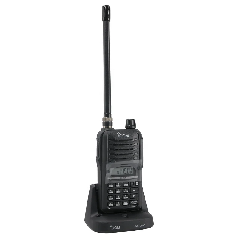 Original Icom IC V86 7W VHF Portable Walkie Talkie - Waterproof
