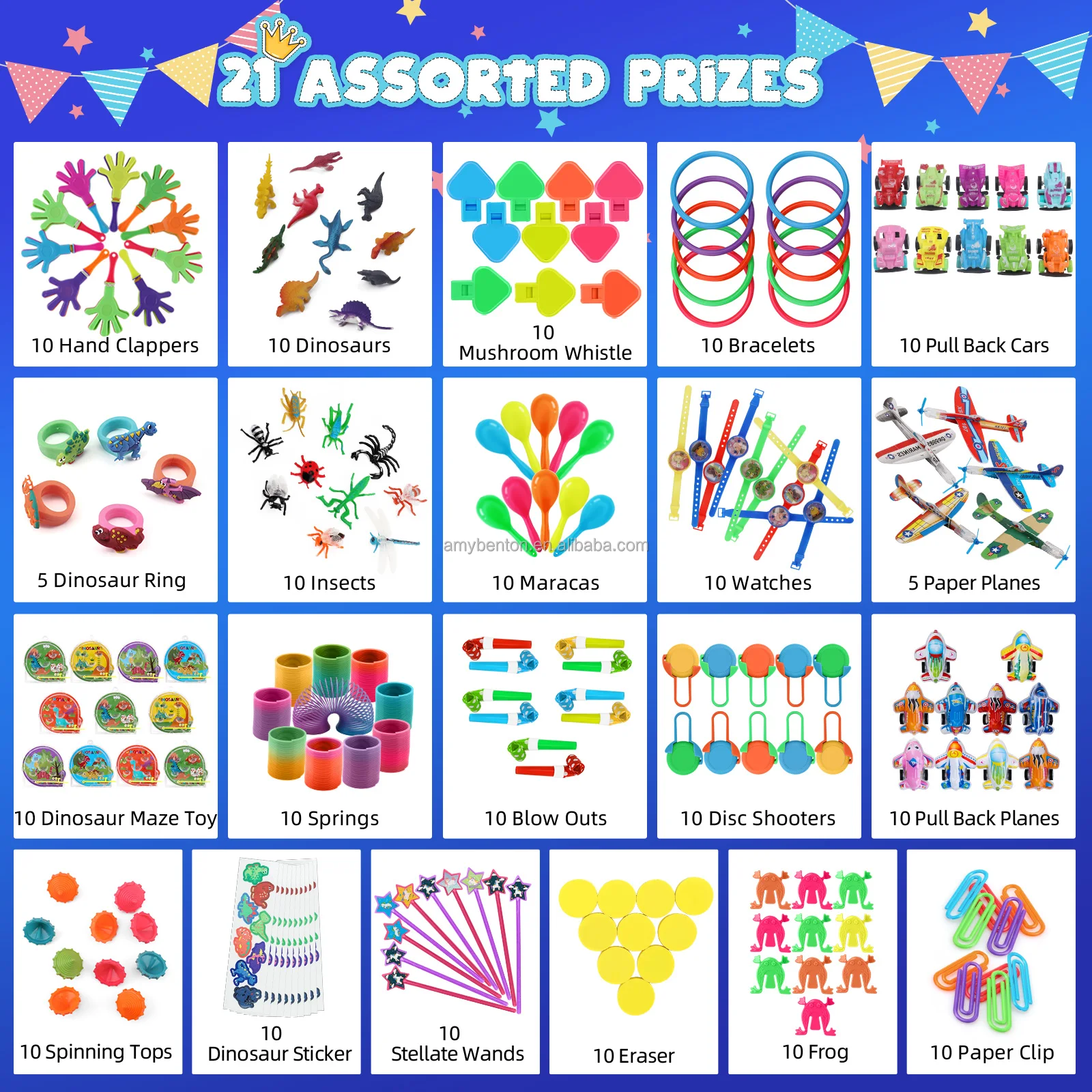 200 Pcs Small Toys Party Favors for Kids’ Birthday Gifts