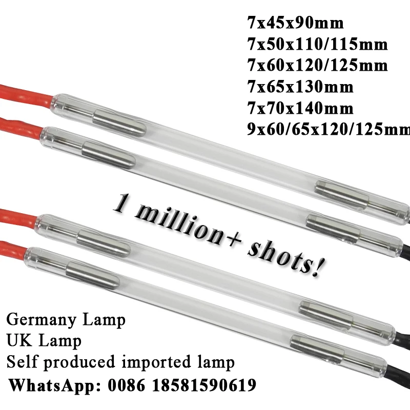 
 Запасные части для машины Elight OPT SHR 7*65*130 7*50*115 7*45*90, лампа для прожектора, ксеноновая лампа, IPL лампа для машины IPL  