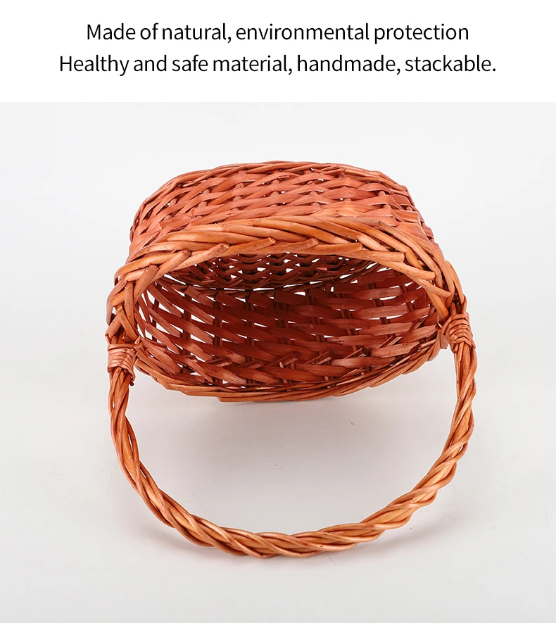 China Home Decor Wholesale Wicker Basket Willow Gift Canastas De Mimbre