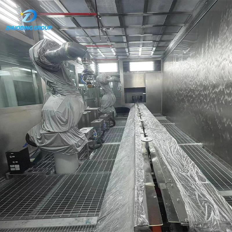 Automatic Spray Painting Production Line for Automotive Car Decoration Powder Coating Production Equipment
