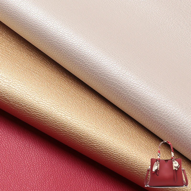 Source Hot-sale Colorful PU Leather Material for Tote Bag Making
