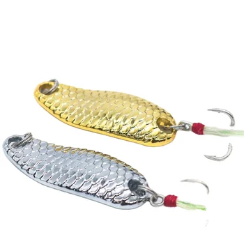 Long Scale Sequin Zinc Alloy Artificial Hard Bait Hooks Long-cast Bass Bait Single/20 Pack – Hard Lure – view 2