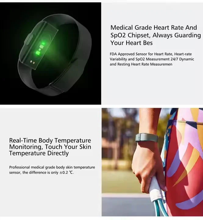 2025 New Arrive 2208a Customized Medical Health Smart Wrist Band