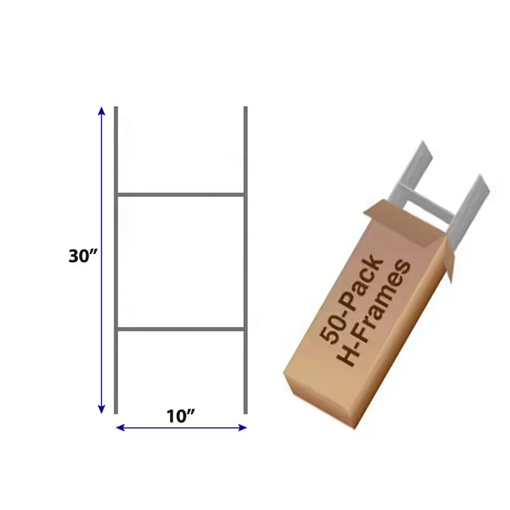 Hbracket Sign Holder H Frame Wire Stakes Yard Sign Stakes For
