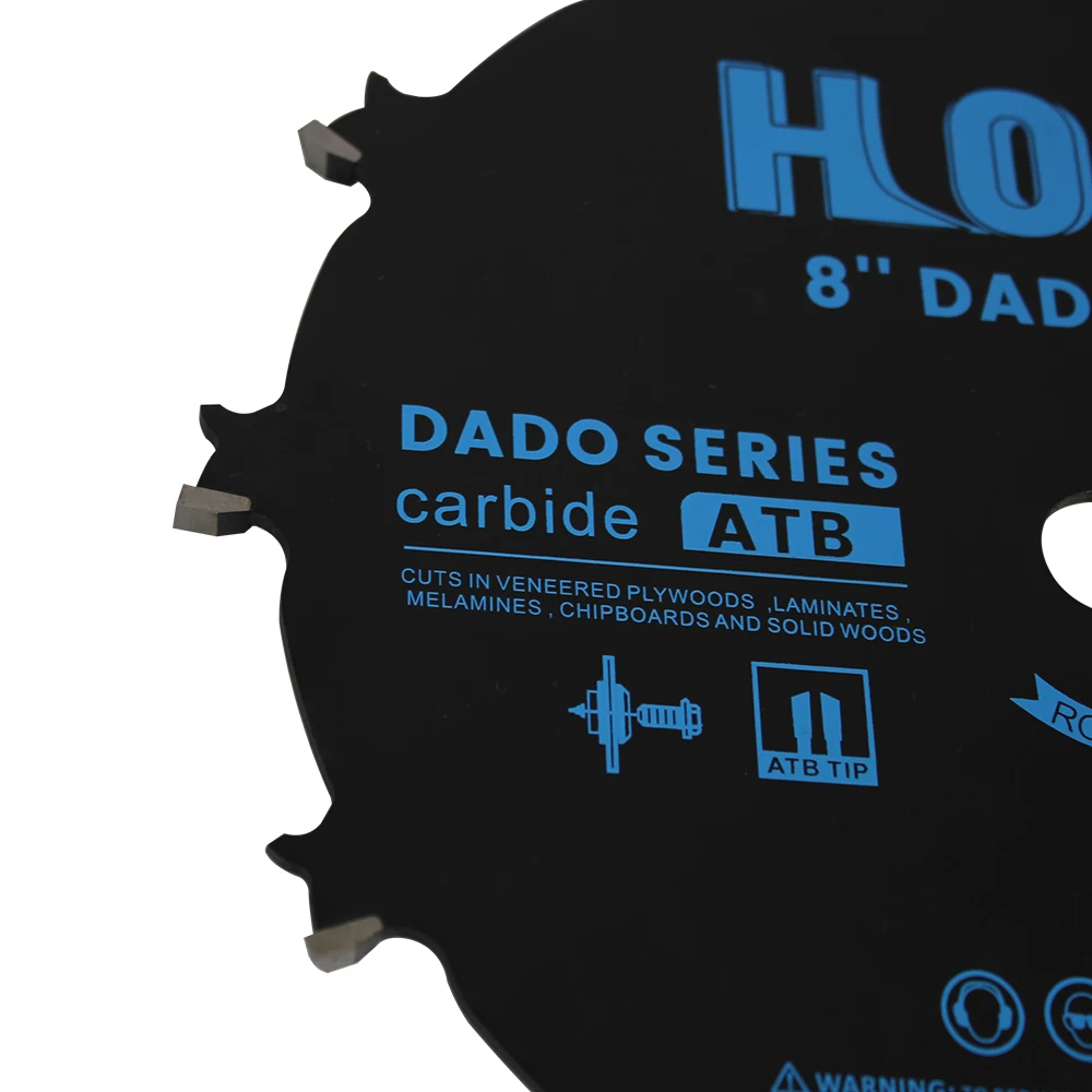 Hojr Dado Blade Set Circular Saw Blade 8in 12tooth Tungsten Carbide
