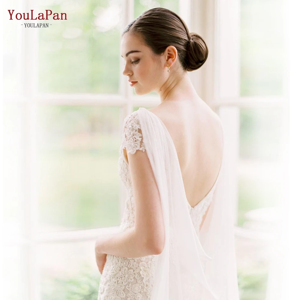 YouLaPanVG41, простая атмосфера, Длинная свадебная марля, тонкая накидка, костюм с хвостом, яркая дама