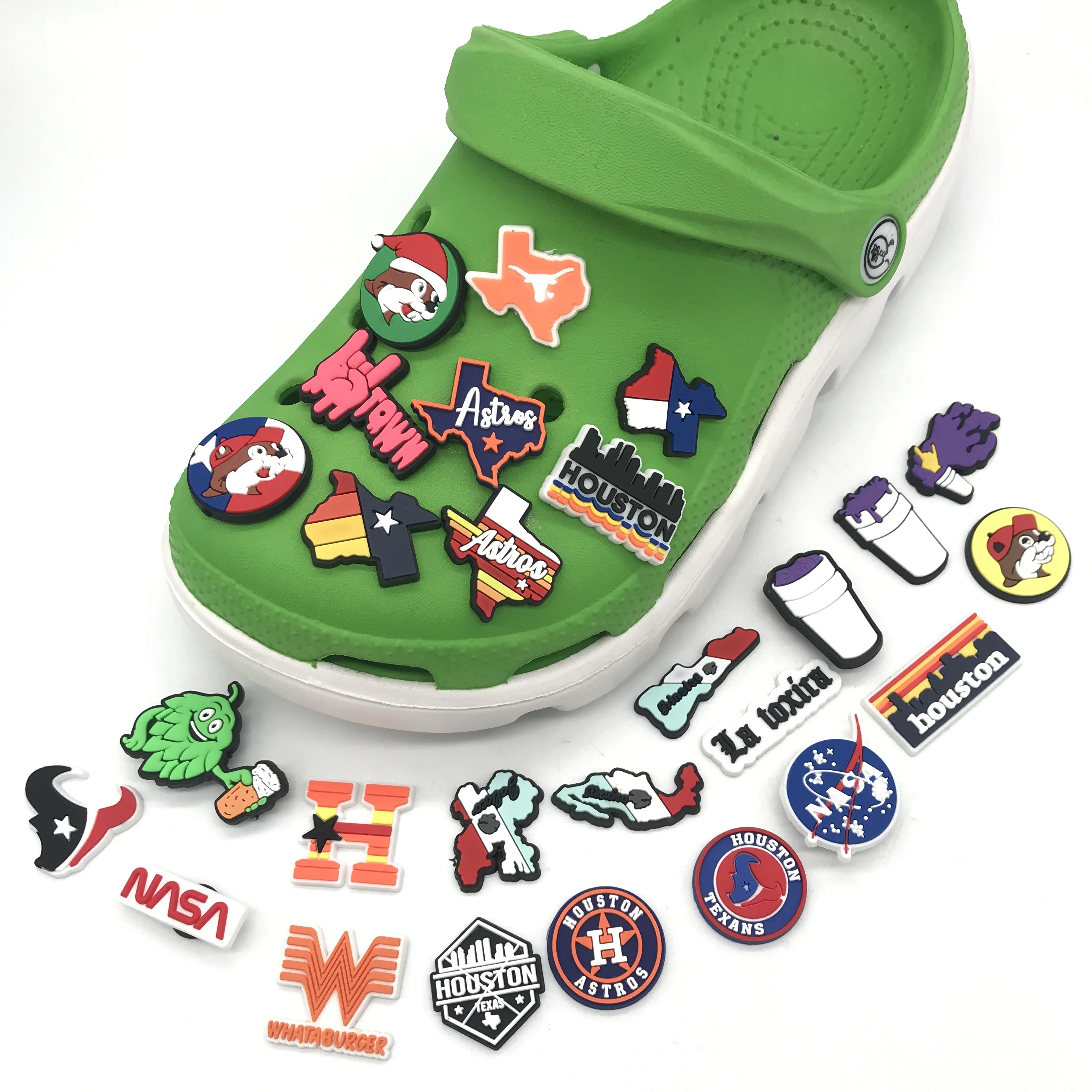 Seattle Seahawks Football Team Sports Charm For Crocs Shoe Charms - 6 Pieces