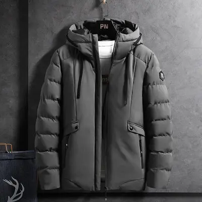 Men's Hooded Down Jacket Warm Thick Winter Coat For Men_voghion.com