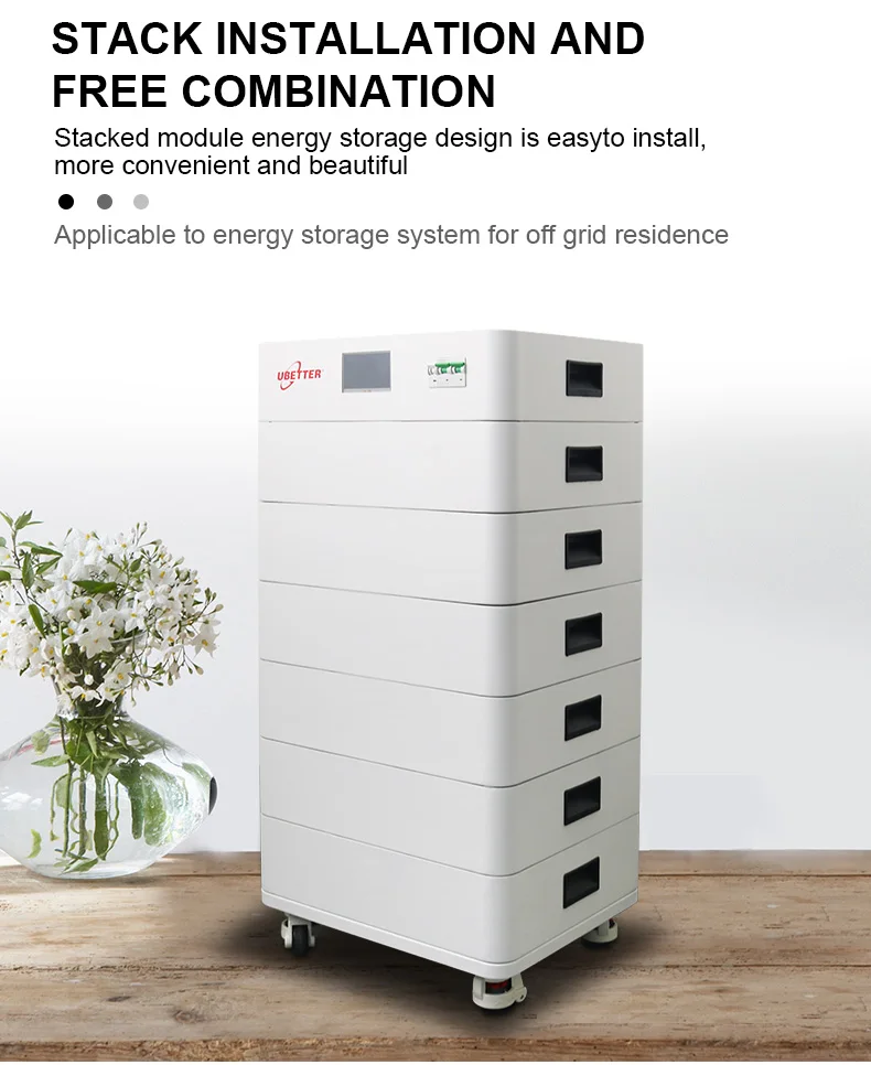 Stackable Battery Storage System Design Ubetter 15kWh LiFePO4 Lithium Battery Storage for Home Solar System ...