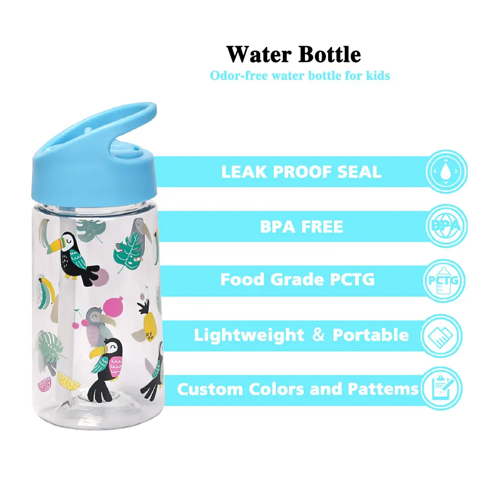 1pc Kids Water Bottle, Water Bottle For Kids, BPA-Free Water