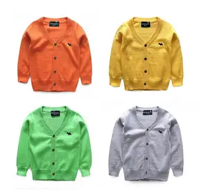 Wholesale Models Cardigan Sweater Designs For Kids Hand Knitted