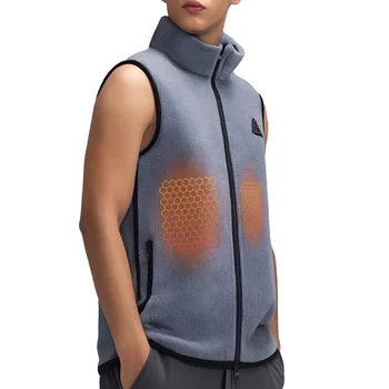 Boying USB Charging Winter Warm Thermal Vest for Men and Women Heated Battery Jacket with Cotton Filling Outer Wear