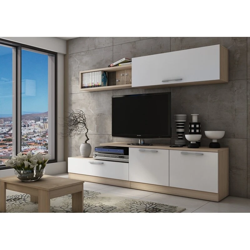 2020 New Design Modern Simple Wood TV Stand Cabinet