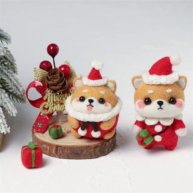 2021 Рождественское украшение мультфильм Шиба ину форма Рождественский орнамент шар