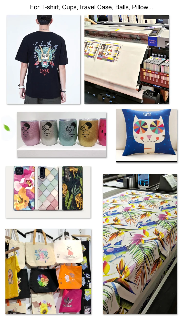 Professional All Colors Heat Transfer Sublimation Inks For Atexco ...