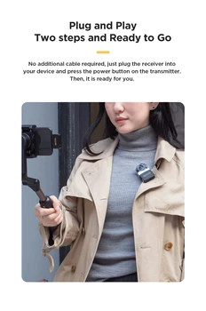 BOYA BY-M1V/V2 Wireless Microphone for Camera Smartphone Computer and Recording Device With Noise Reduction detail image