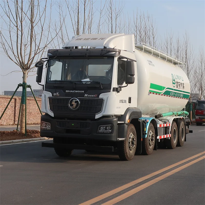 New 8*4 30m3 27cbm Fly Ash Sandy Soil Dry Powder Mix Cement Transport Tank Truck