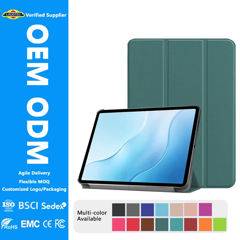 For Shockproof Trifold Smart Leather Tablet Case for iPad 7.9 10.2 10.9 Pro 11 Private Label Bulk Supply OEM ODM Wholesale
